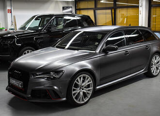 Audi RS6 Satin Dark Grey - Vollfolierung