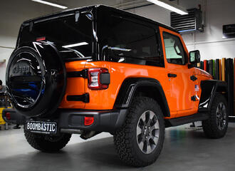 Jeep Wrangler Orange - Lackschutz