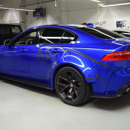 Jaguar Project 8 - Teilfolierung