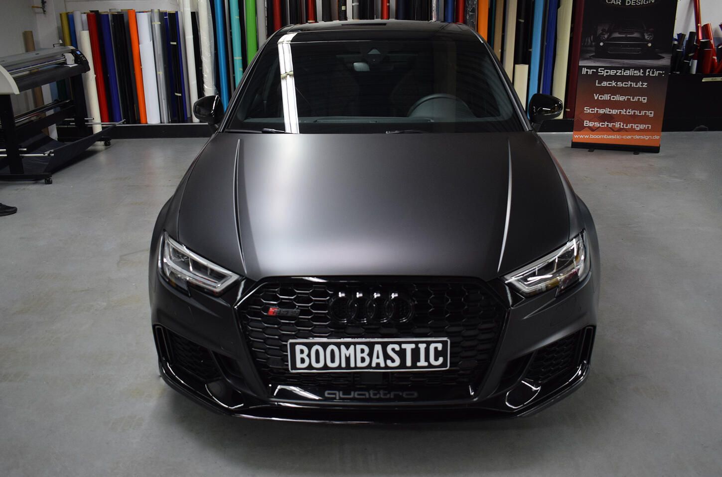 AudiRS3 PWF Obsidian Black - Vollfolierung