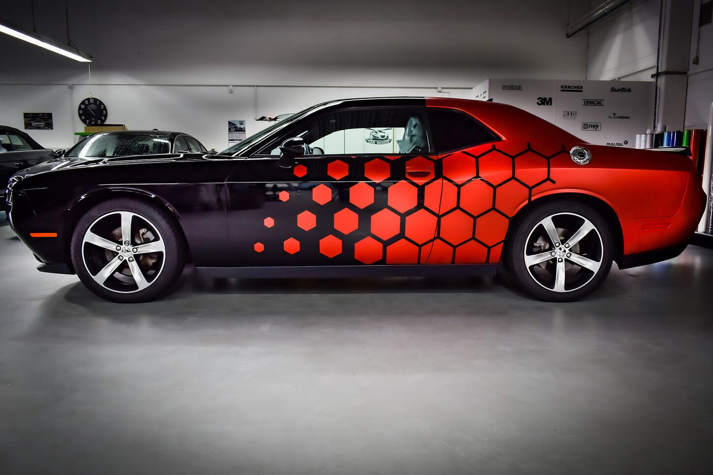 Dodge Challenger - Teilfolierung