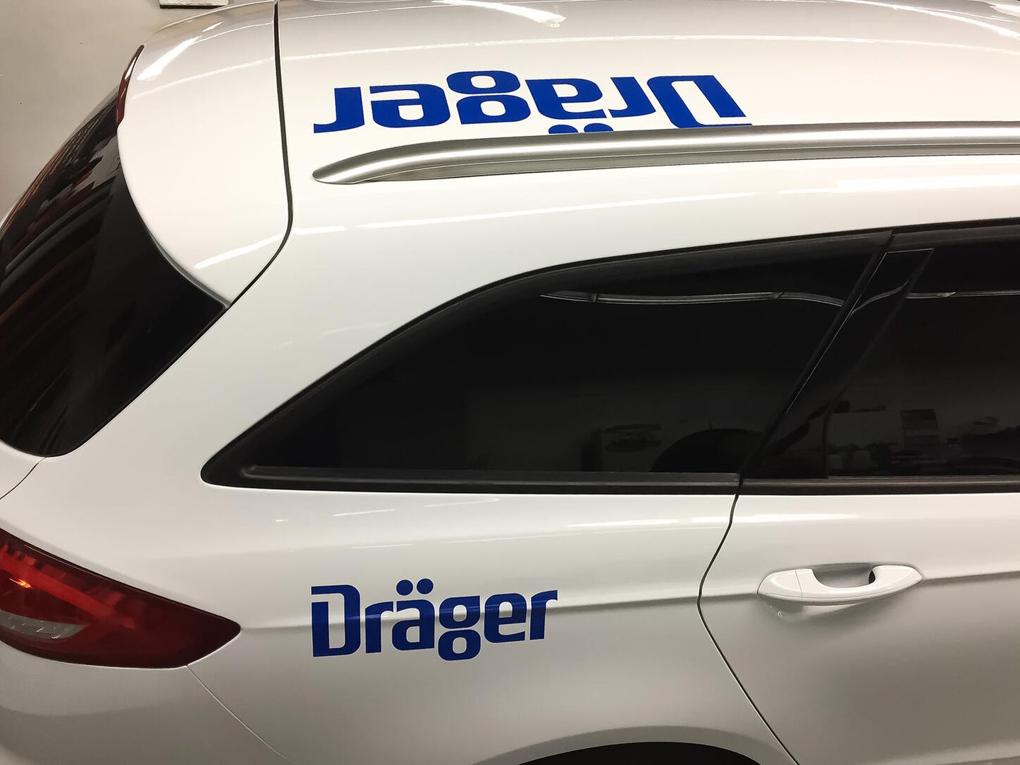 Dräger - Beschriftung