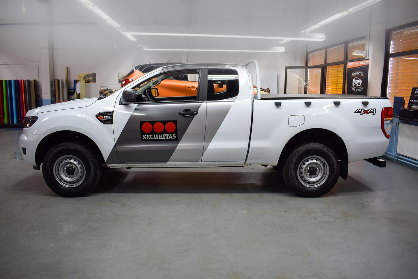 Ford Pickup Security- Beschriftung