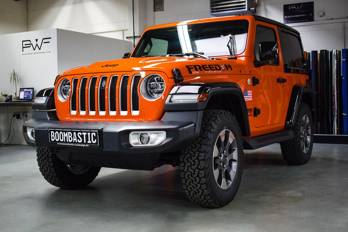 Jeep Wrangler Orange - Lackschutz