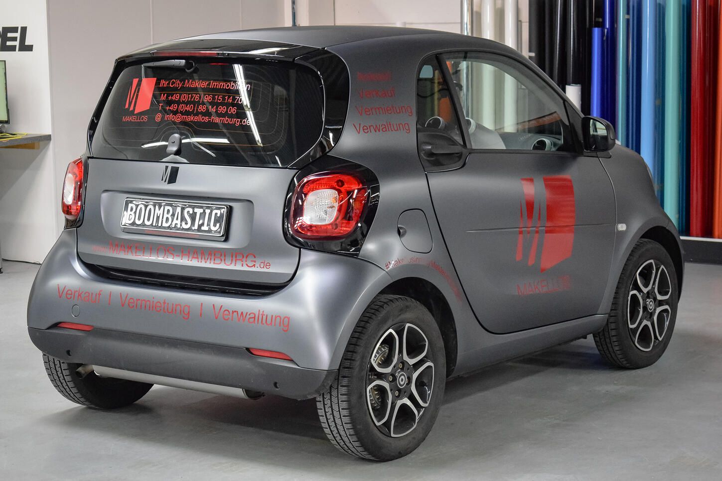 Smart Makellos - Beschriftung